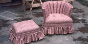 Chair and Ottoman After
